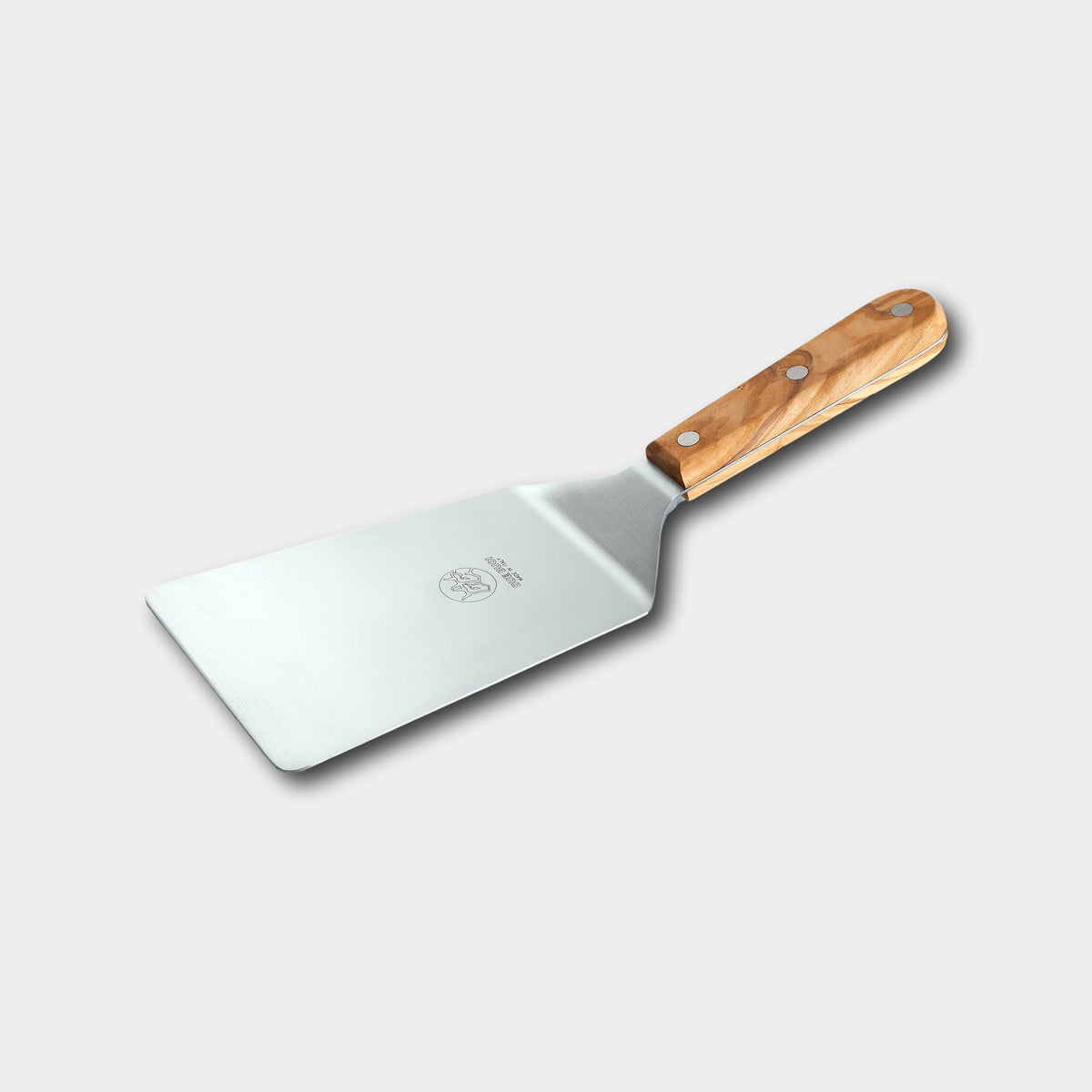 Set - Chef Knife & Wide Spatula - Wood Handle