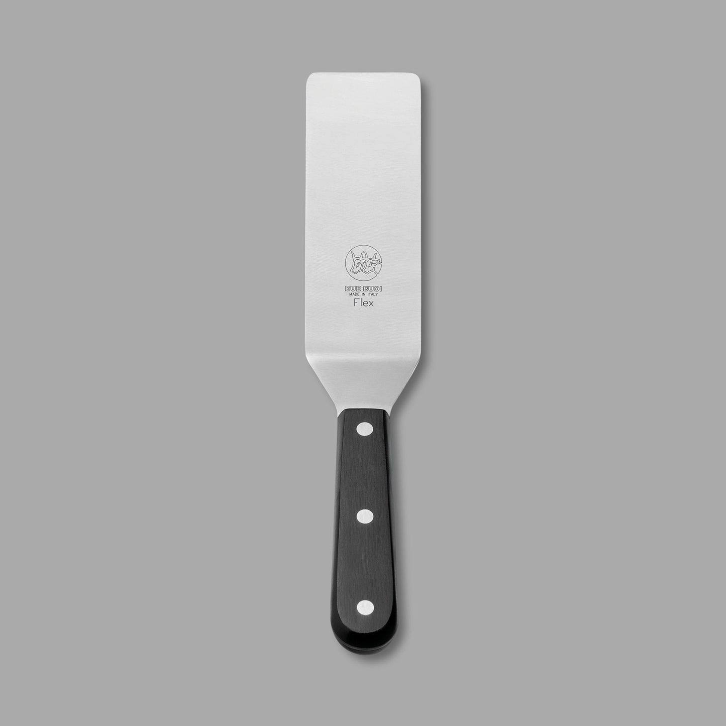 Brown colored kitchen spatula, long, narrow spatula with a