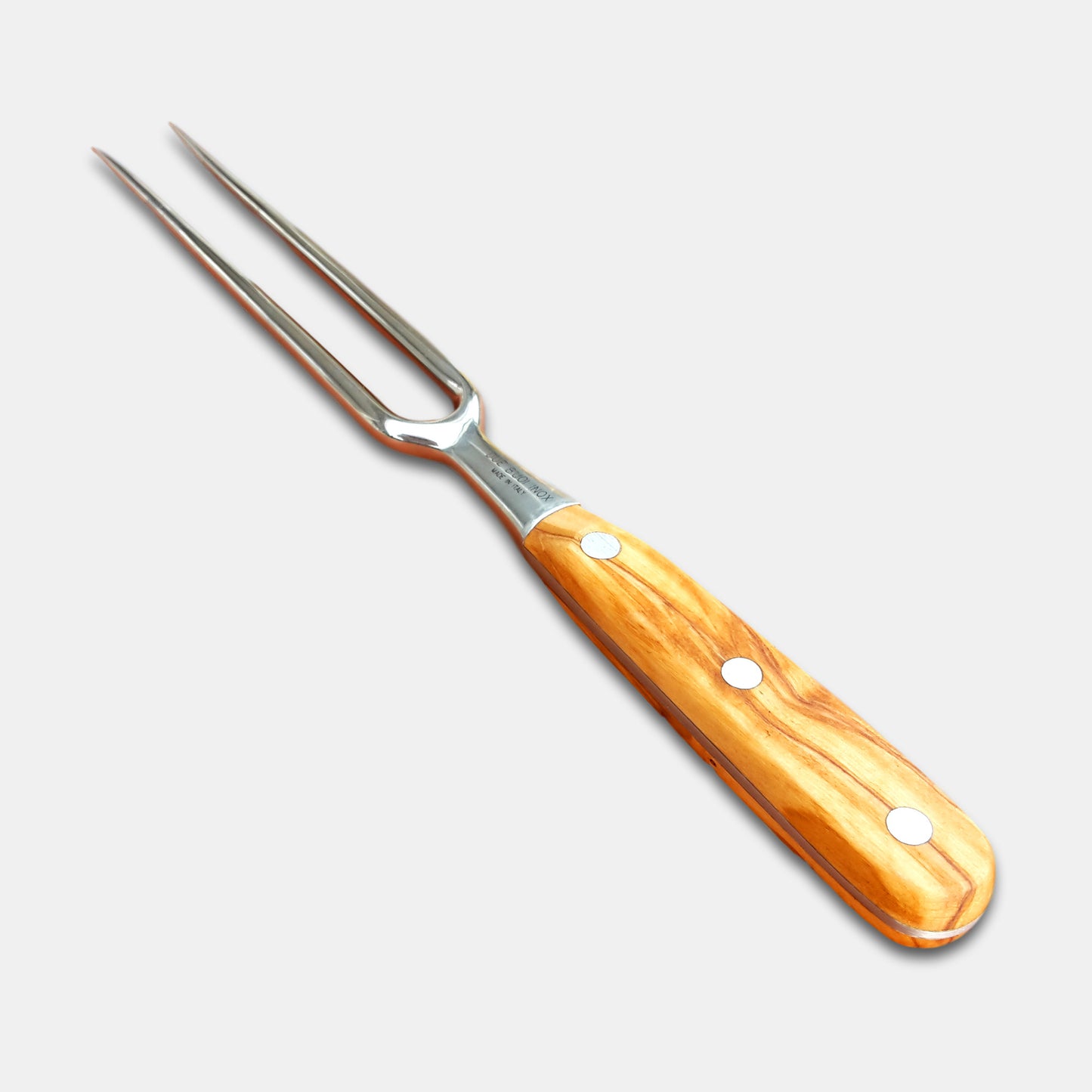 Tramontina Dynamic Carving Fork With Stainless Steel Blade And Natural  Wooden Handle 22330100
